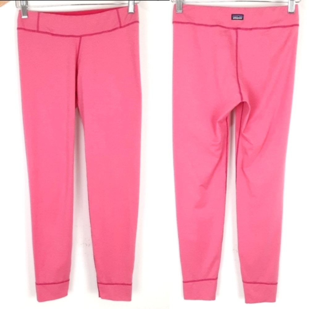 Patagonia | Pink Base Layer Leggings